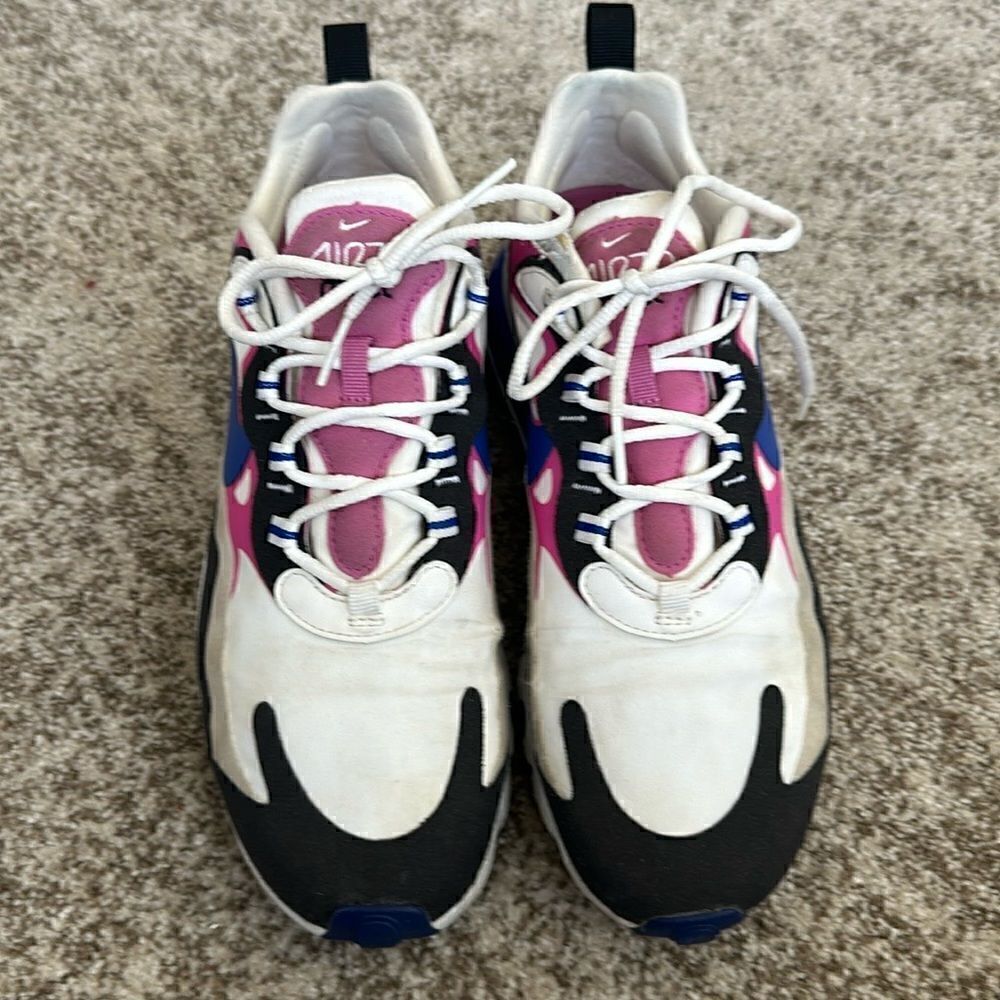 Nike Air Max 270 React W - Summit White/Cosmic Sneakers 9 - Picture 2 of 6